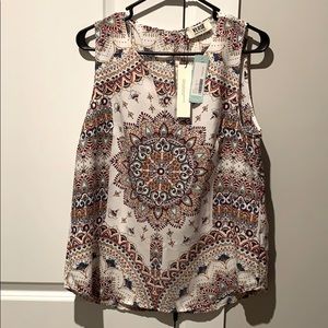 Verse Jory split neck Women’s sleeveless blouse